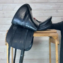 Used Stubben Portos Dressage Saddle 17.5/MW -Horseware Ireland Sales 330 L Flap 89169.1686181817