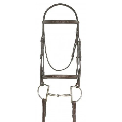 Ovation Elite Raised Fancy Stitch Padded Bridle 1 Ovation Elite Raised Fancy Stitch Padded Bridle