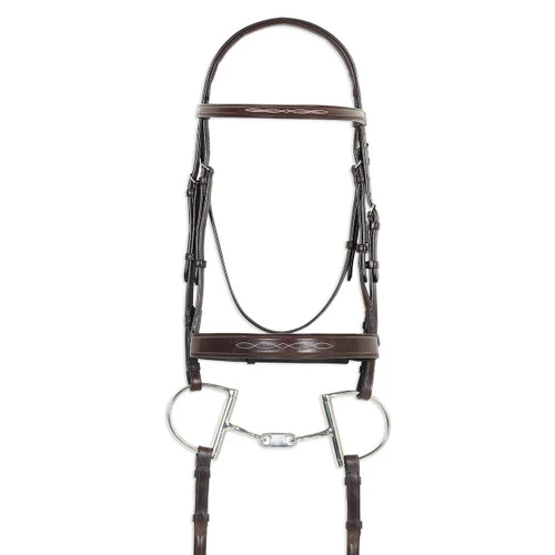 Pessoa PRO Fancy Stitched Wide Bridle 4 Pessoa PRO Fancy Stitched Wide Bridle - Image 4