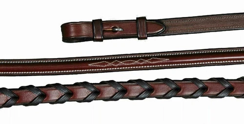 Vespucci Raised Fancy Stitch Laced Reins 1 Vespucci Raised Fancy Stitch Laced Reins