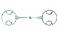 Korsteel Jointed Beval Loose Ring Snaffle