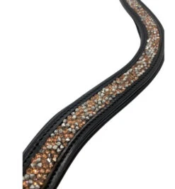 Black Oak Stormy Rose Curved Browband