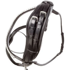 Kavalkade Florina Rolled Snaffle Bridle -Horseware Ireland Sales florina rolled snaffle black headpeice 191 47 blk kavalkade 79426.1680908704