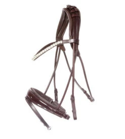 Kavalkade Florina Rolled Snaffle Bridle -Horseware Ireland Sales florina snaffle bridle brown 19047 02 kavalkade 53131.1680908679