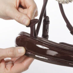 Kavalkade Florina Rolled Snaffle Bridle -Horseware Ireland Sales florina snaffle bridle brown KSH4 19047 02 kavalkade 77264.1680908731