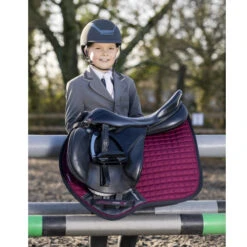 LeMieux Junior Pro Jump Square Pad -Horseware Ireland Sales junior pro jump burgundy lifestyle 5832 lemieux 76525.1636587414