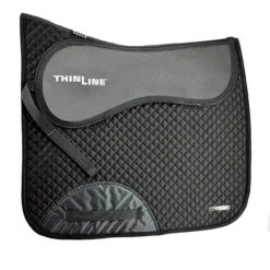ThinLine Quilted Dressage Square Saddle Pad -Horseware Ireland Sales quilted square dressage black 7055B2 thinline 74043.1674503349