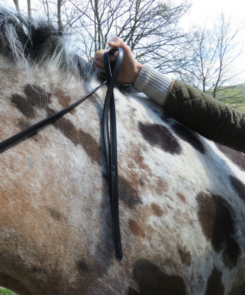 Dy'on Rolled Flat Reins 1 Dy'on Rolled Flat Reins