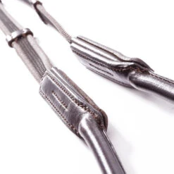 Kavalkade Rolled Rubberized Reins With Stops -Horseware Ireland Sales rolled rubberized reins stops brown closeup 22312 kavalkade 47791.1680906345