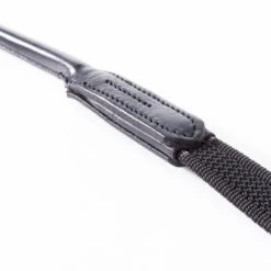 Kavalkade Rolled Rubberized Reins With Stops -Horseware Ireland Sales rolled ruberized reins stops black detail 223 12 black kavalkade 66808.1680906300