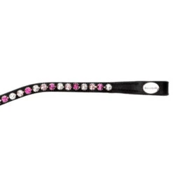 Kavalkade Splendid Curved Browband 10 Kavalkade Splendid Curved Browband -Horseware Ireland Sales splendid browband black pink end 20227 kavalkade 33721.1607125118